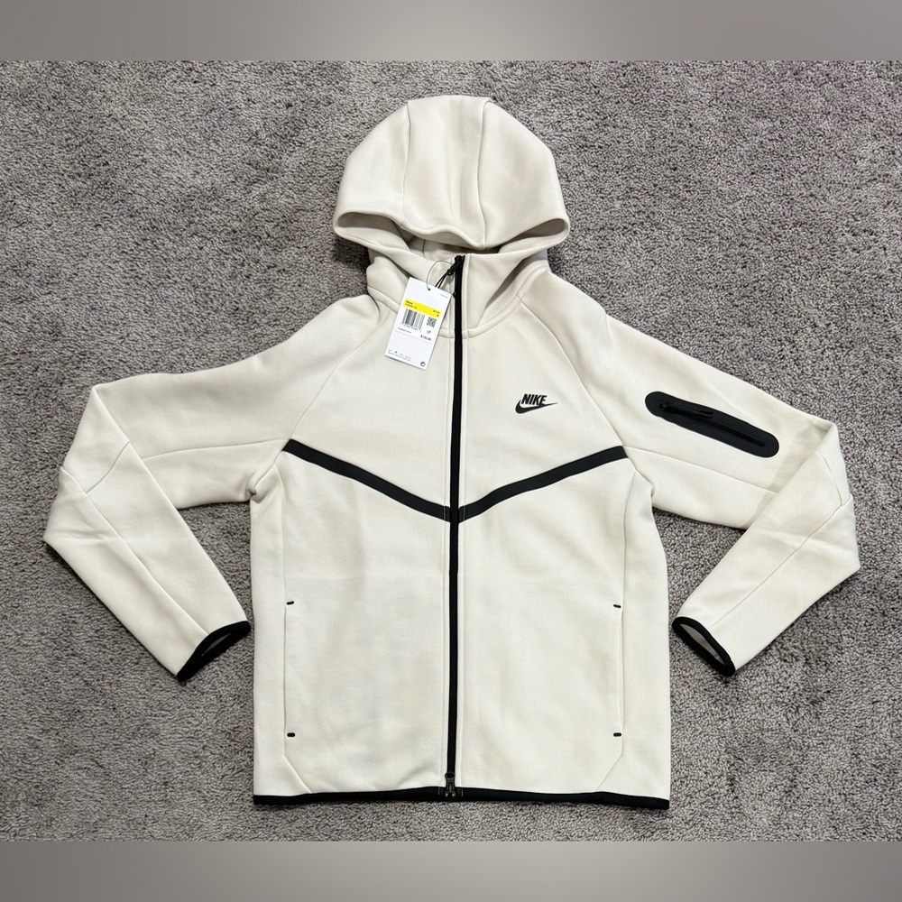 Nike Tech Fleece Full Zip Windrunner Hoodie Light Orewood HV0949-104 Mens Size S